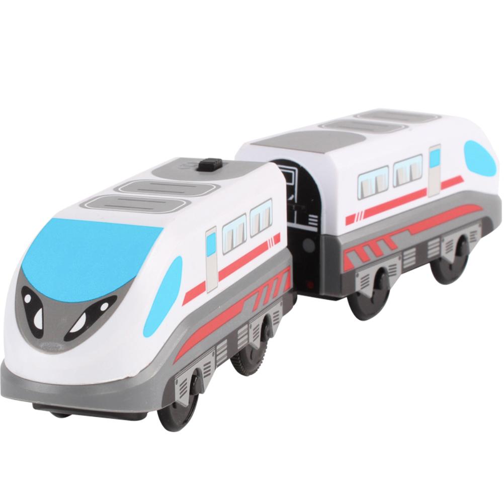 Electric Train Magnetic Track Hape Steam Train Classic Children"s  Toy