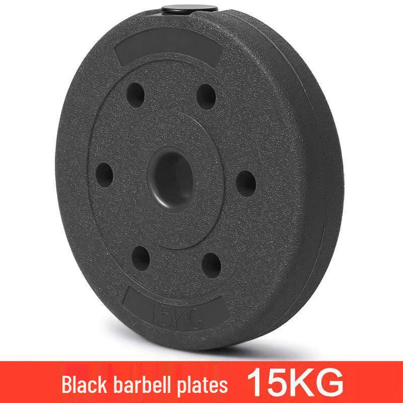 Universal Rubber-Coated Weight Plates for Home Fitness & Weightlifting