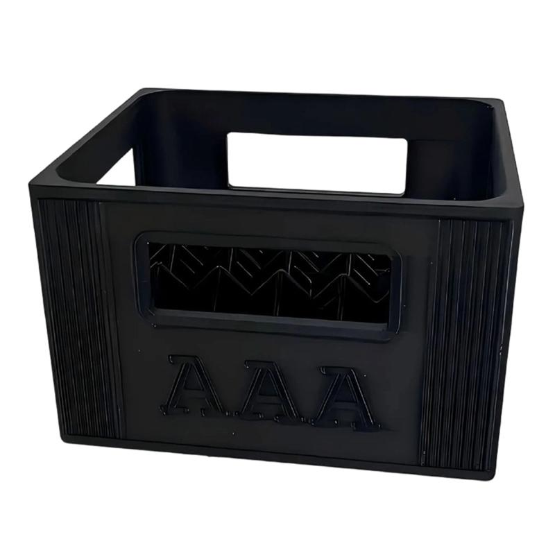 Battery Storage Box Beer Crate Type Battery Organiser With Stackable Design Stores 20 2A Or 30 3A Batteries Box
