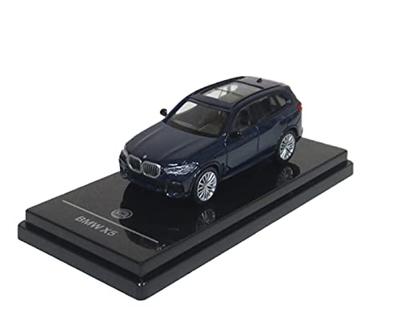 PARAGON Scale BMW X5 G05 Tanzanite Blue LHD Miniature Car 1/64 (Finished)