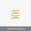luxury Rhinestone AF1 Shoe Charms Colorful Diamond Sneaker Charms Girl Shoe decoration DIY Shoelaces Buckles shoes accesories