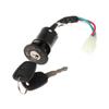 Cylinder Lock Ignition Switch for Scooter ATV with Key Starter Accessory