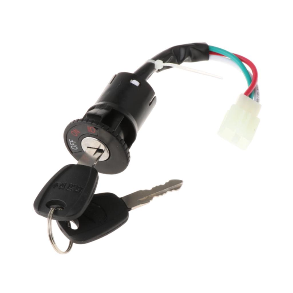 Cylinder Lock Ignition Switch for Scooter ATV with Key Starter Accessory