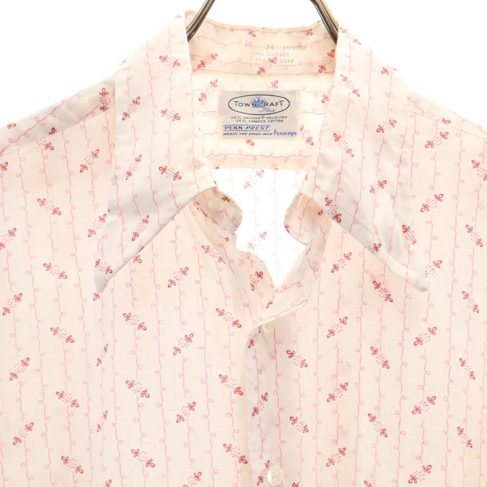 TOWNCRAFT 70s vintage Overall handle Long sleeve shirt Pennys Tankura Men's Used