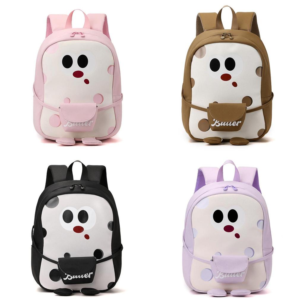Cartoon Kids School Backpack With Breathable Nylon For Preschool Boys And Girls