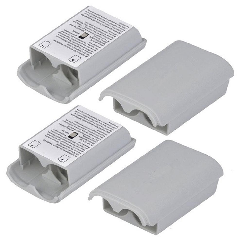 50pcs/lot High Quality Battery Pack Cover Shell Shield Case Kit for Xbox 360 Wireless Controller Repair Part белый