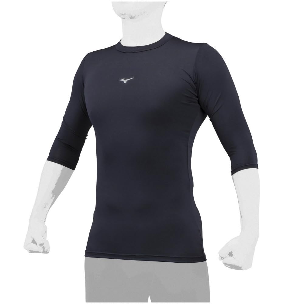 Mizuno Bio Gear 14 Größe S (Tiefer Ausschnitt/Dreiviertelärmel) (12ja1c21) Marine,