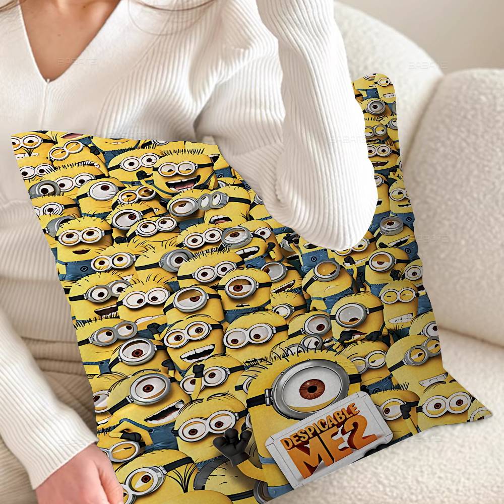 Cartoon L-Lovely Cute M-Minions Pillow Cover Sofa Cushion Cover Home Room Decoration Children Gift