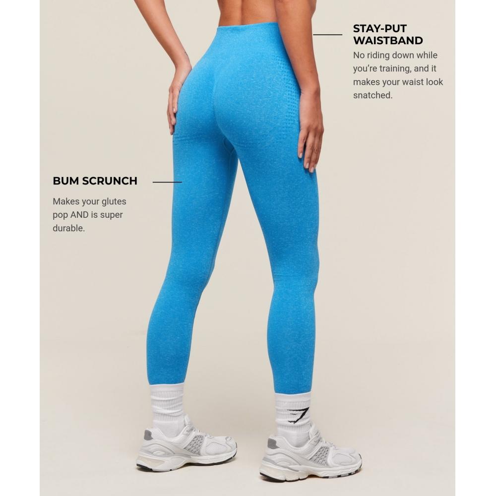 Gymshark Vital Sculpt Seamless Legging Electric Blue Marl B3c4p Ubz7