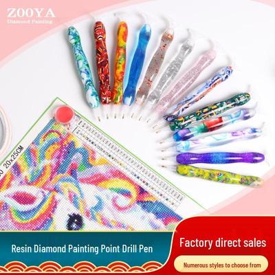 Dual-Head Resin Pen Set for 5D Diamond Painting - DIY Craft Tool