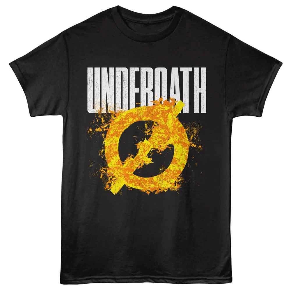 Underoath - Splatter Symbol - Black - Unisex Short Sleeve Children s T-shirt 100
