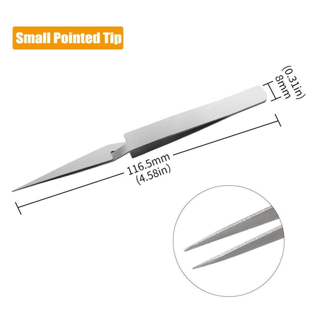 116-158mm Tweezers Hand Tools Reverse Fixed Self-locking