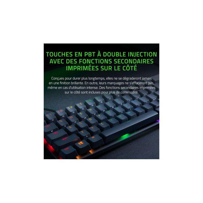 Clavier - razer - huntsman mini - switchs optiques - touches pbt - rétroéclairé