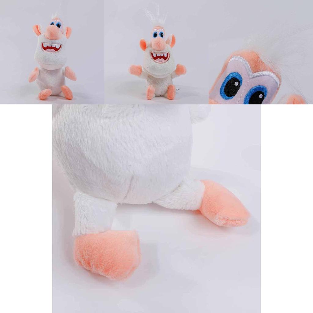 Adorabile 35cm Cartone Animato Booba Buba Maialino Bianco Cooper Morbido Peluche Per Accoglienti Coccole