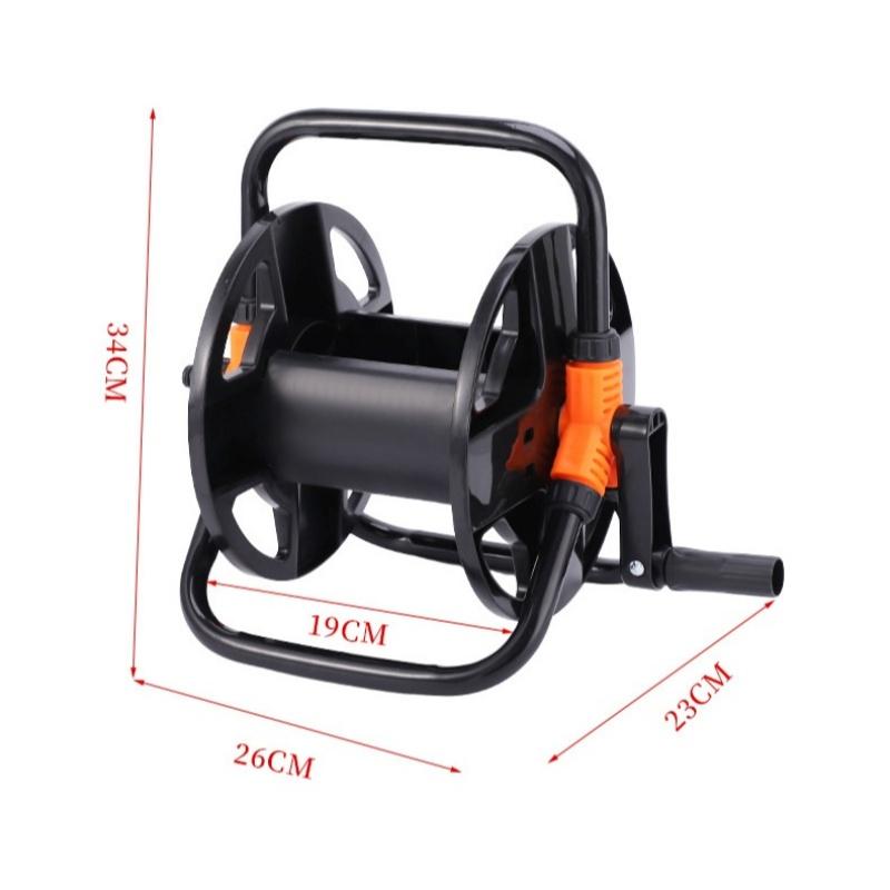 Kendin Yap Hortum Makarası Taşınabilir Su Borusu Depolama Rafı Tek Kollu Boru Sarma Makinesi Bahçe Malzemeleri