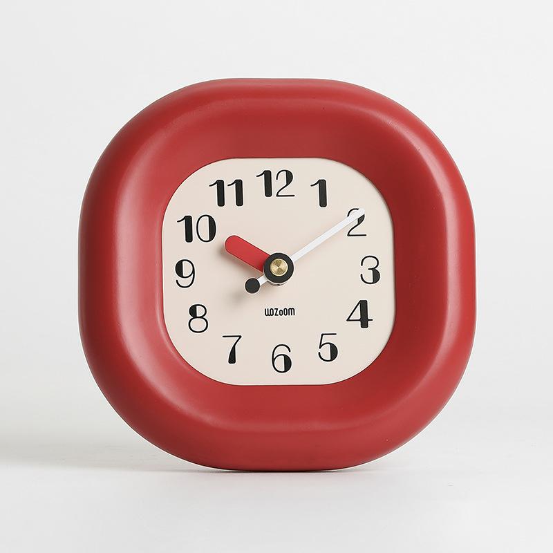 Decorative Items for the Home Living Room Entrance, Office Desk Accessories, Creative Cream Style Wall Clocks