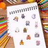 50 Ins Cute Girl Bear Graffiti Stickers Luggage Laptop Helmet Waterproof Stickers