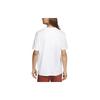 Nike T Shirts Men's White Crew Neck Moderate Straight Fit DX9448-100