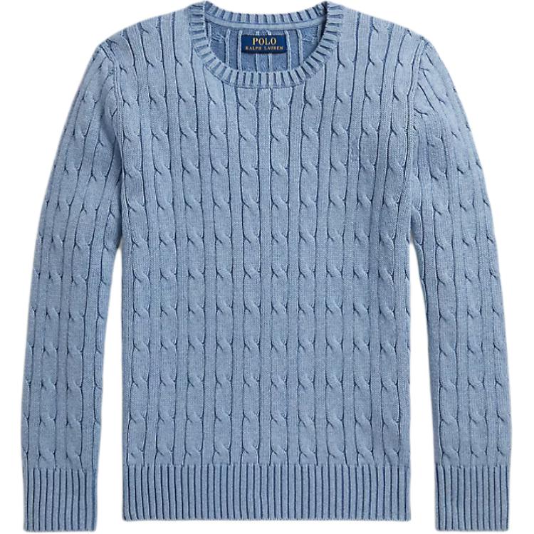 

Polo Ralph Lauren Sweater Pony Embroidered Cotton Crew Neck Cable Knit Long Sleeve Kids Kids sweater 323702674-507 XL
