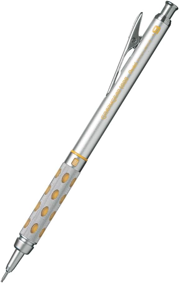 Pentel GraphGear 1000 PG1019 Drafting Mechanical Pencil, 0.9mm (Set of 5)