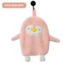 Cute Pig Embroidered Hanging Hand Towel, Absorbent Coral Fleece Kitchen Towel, Dish Cloth