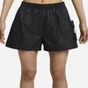 Nike Women'ss Logo Print Woven Shorts Black DQ3355-010