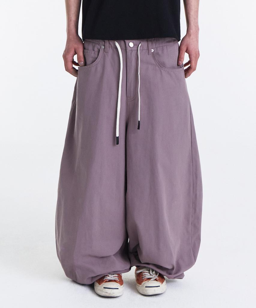 Gicheol Easy Or Easy Balloon Pants (Dark Pink)