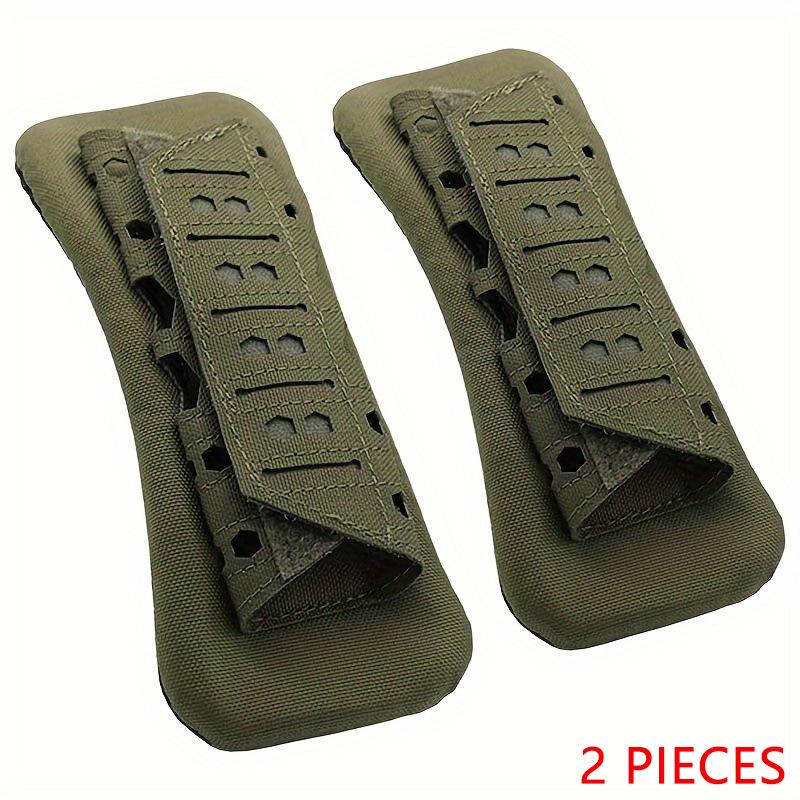 Outdoor tactical shoulder pad breathable Backpack vest cushioning pad laser cut shock-absorbing Non-Slip shoulder strap pad