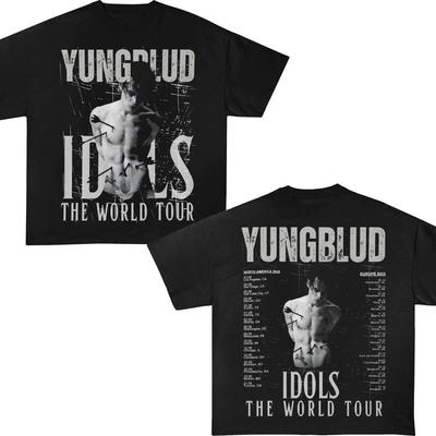 NOVÝ ! Yungblud Tour Tour 2025 Tričko Bavlna Plná Velikost S až 5XL REPRINT Dárek Unisex Tričko