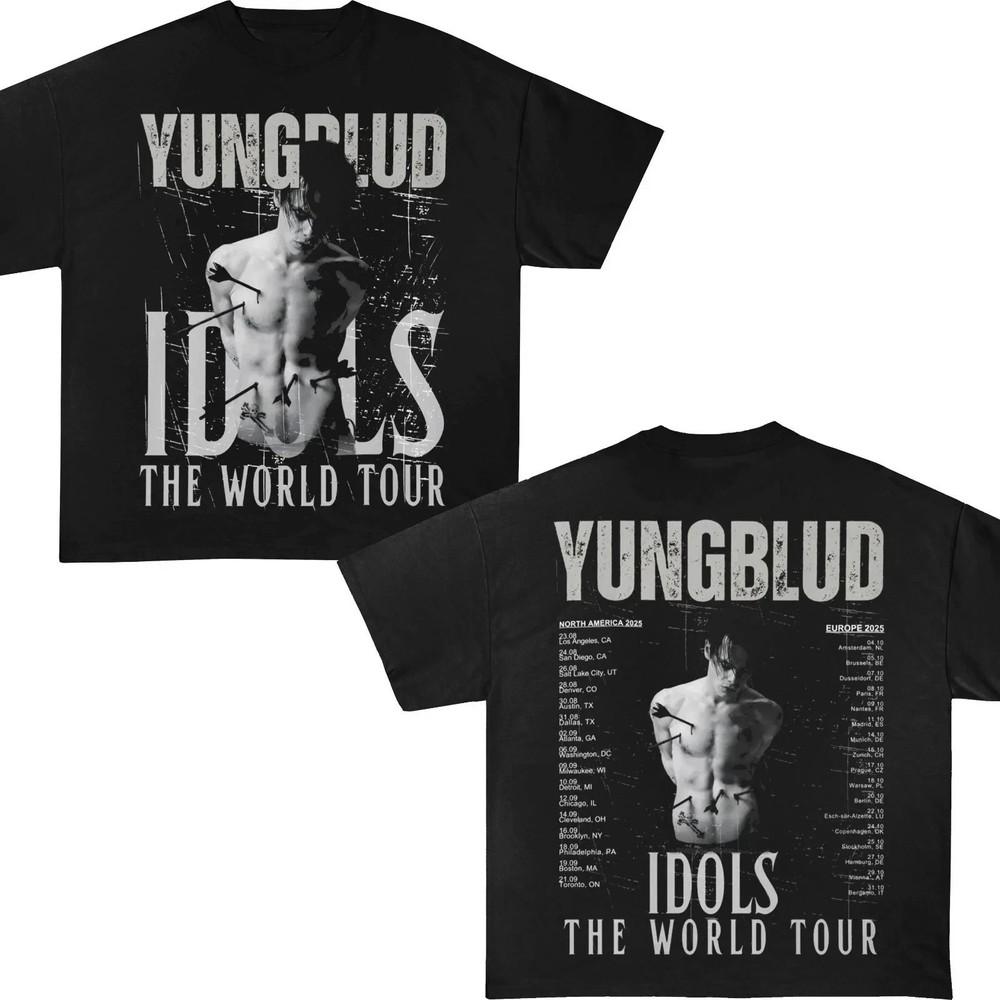 

NEW SALE Yungblud Tour Tour 2025 T-shirt Cotton Full Size S to 5XL REPRINT Gift Unisex T-Shirt XXL