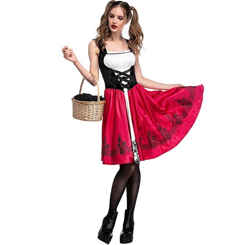 Little Red Riding Hood Costume Adult Cosplay Party Costume
