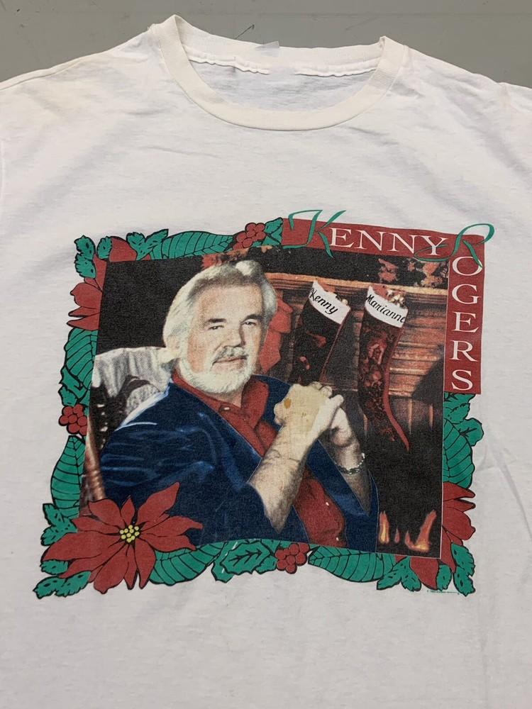 Kenny Rogers Christmas T-shirt Unisex Cotton Tee S-4XL Unisex T-Shirt XXXL