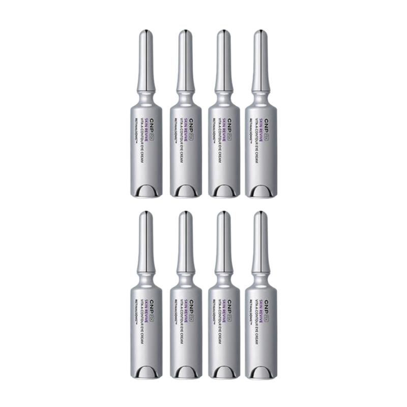 CNP RX Skin Revive Vita‑A Contour Eye Cream 5ml X 4pcs - Korean Vitamin A Eye Cream Set for Firming, Brightening and Hydration