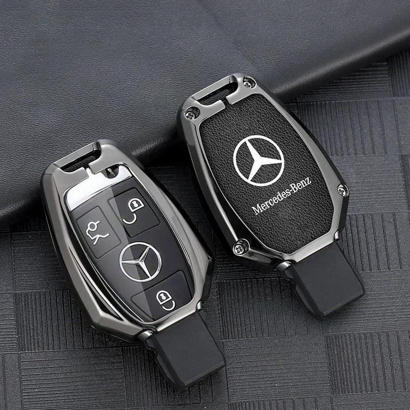ESU5 Car Key Case Cover For Mercedes Benz A C E S G Class GLC CLE CLA GLB GLS GLK W177 W204 W205W212 W213 W463 W176 W222 X167 AMG