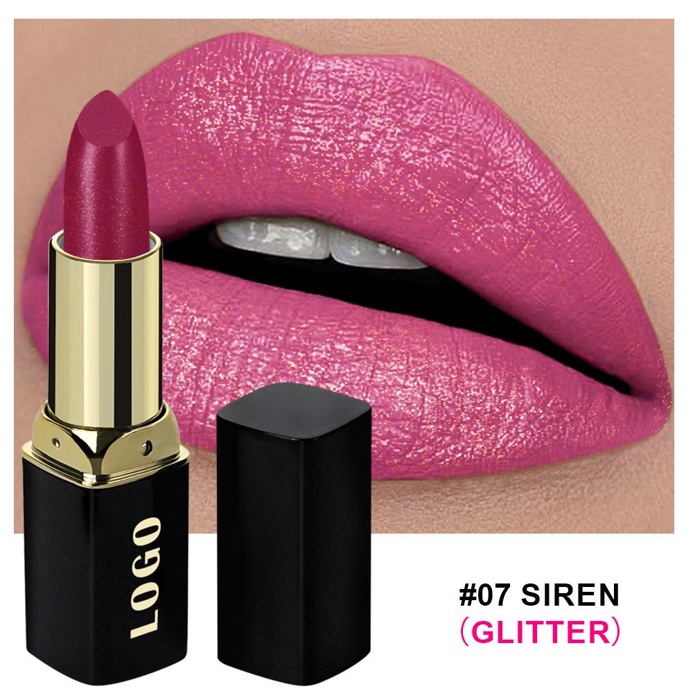 Benutzerdefinierter hochfeuchtigkeitsspendender, langanhaltender Lippenstift mit Perlglanz-Finish