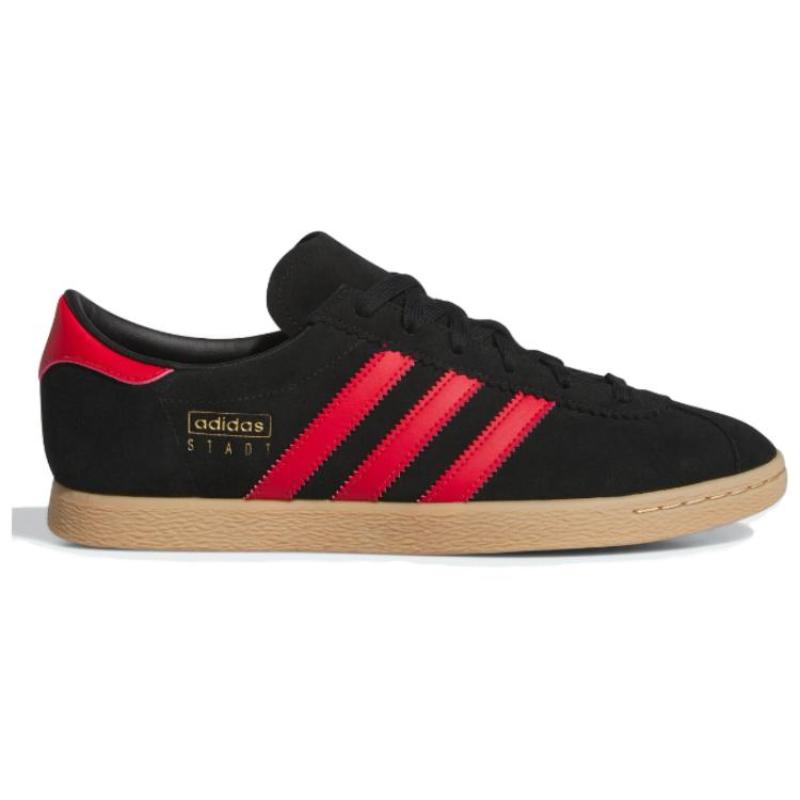 Adidas Stadt 'Black Scarlet Gum' Sneakers JI1885
