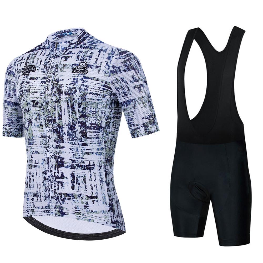 2026 Sommar Cykeldräkt Andningsbar Herr Mountainbike Kortärmad Hängselshorts Landsvägscykel Kläder