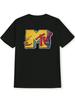 Men Women Casual Round Neck Cotton TShirt Versatile Pattern Print Tee Summer Retro Short Sleeve Tshirt Oversized Y2K Tee Tops