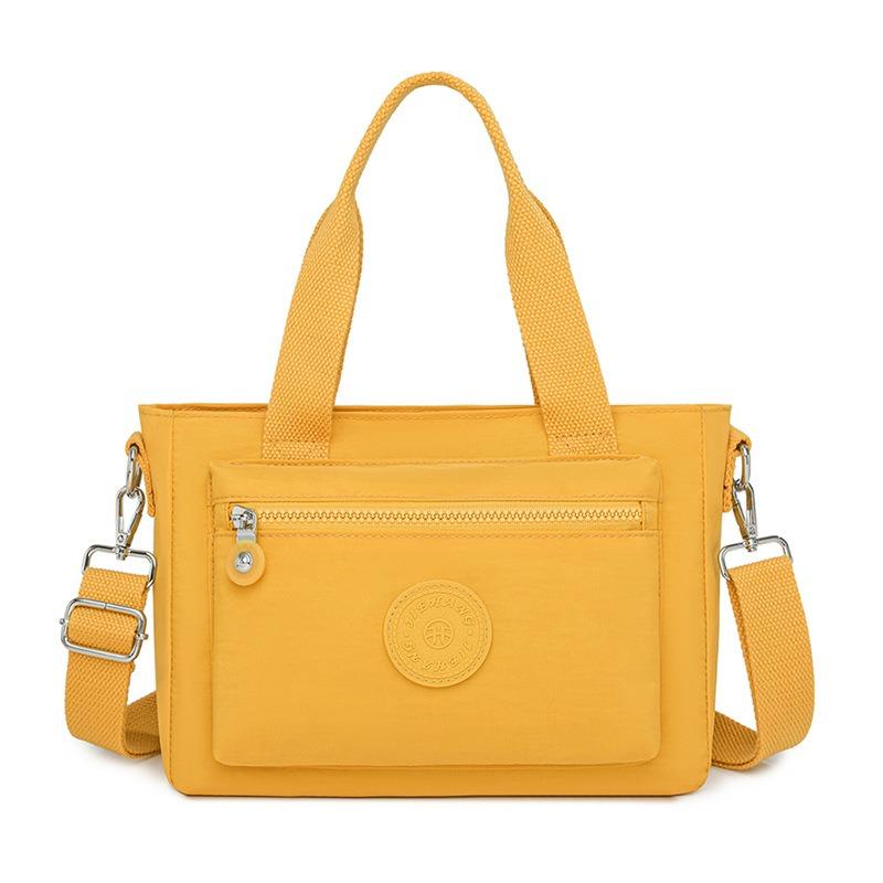 

Летняя новая модная простая большая вместительная портативная наплечная сумка тканевая сумка повседневная легкая сумка-мессенджер