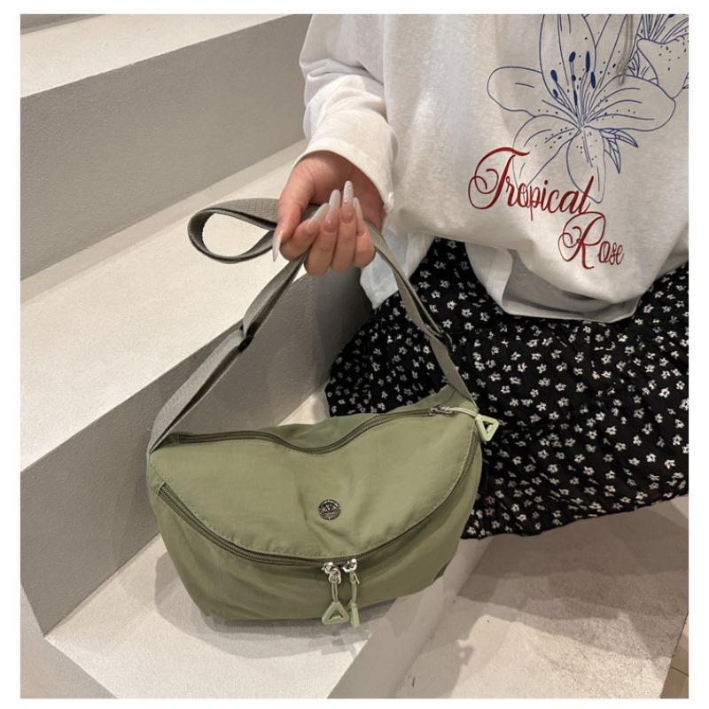 Minimalistische Oxford-Stoff-Umhängetasche für Damen Stilvolle Brust-Schultertasche