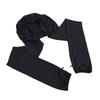 Breathable Black Sleep Cap Polyester&Elastane Soft Night Cap Breathable Bonnet Braids Hair Care