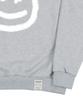 GRAVER [Unisex] Big Dot Smile Spray Sweatshirt_Gray