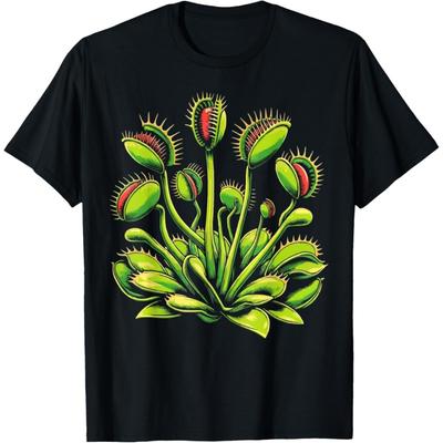 Venus Fly Trap Dionaea Muscipula Carnivorous Plant T-Shirt(1)