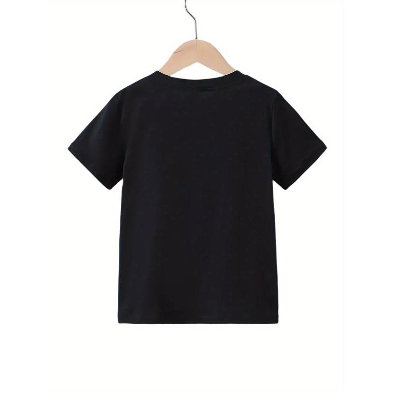 European Sizes Girls' Stylish Round Neck T-Shirt