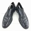 80s-90s Vintage Florsheim Goodyear Welt Leather Wingtip 26.5 Black Dress Shoes(USED)
