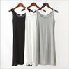 Feminine Tank Top Dress Mini Length Long Length Inner Dress Boat Neck Maternity Inner Cute Above the Knee Long Pretty Girly Dress Shirt Slimming Chic