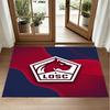 LOSC Lille FC Design Crystal Velvet Rug Soft Decorative Mat for Bedroom Entrance