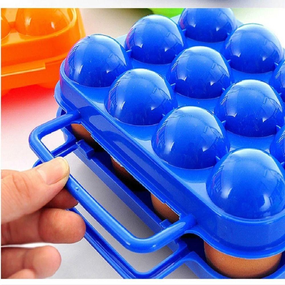 Egg Container Organizer Case Camping 6/12Grid Eggs Box Egg Storage Box Egg Holder Eggs Case