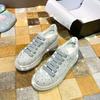 Women's Sneakers Luxury Rhinestones Women Causal Shoes Designer Platform Sport Shoes Fashion Comfort Women Shoes Plus Size