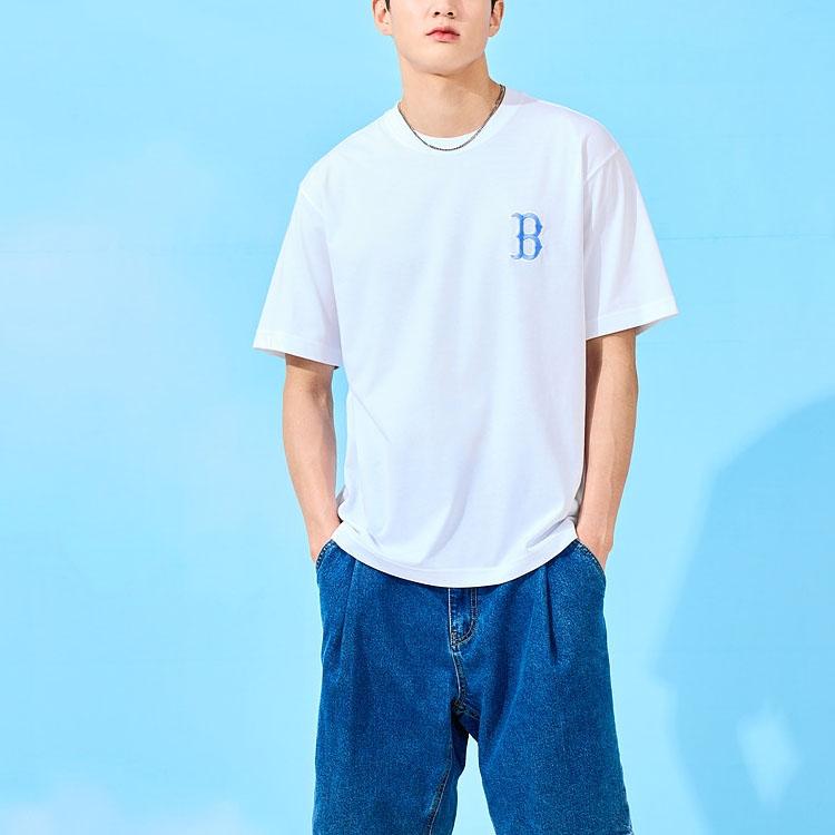 New MLB Boston Red Sox T Shirts Unisex White 3ATSU2033-43WHS